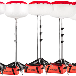 Airstar lichtballonnen, veelzijdige verlichtingsoplossingen voor evenementen of noodgevallen.