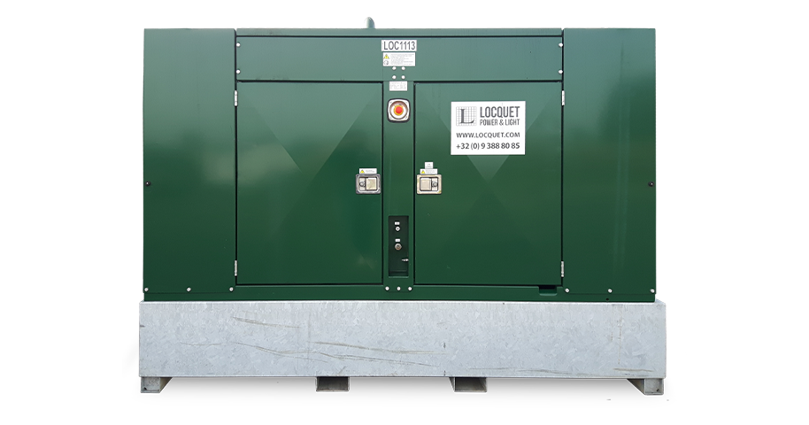 60 kVA Supersound generator, stille en krachtige energieoplossing.