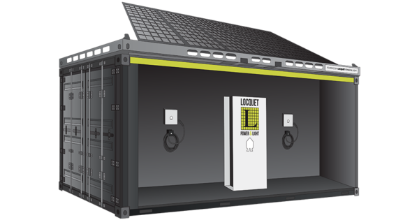 Green Power Box, een duurzame energieopslagoplossing voor groene stroom.