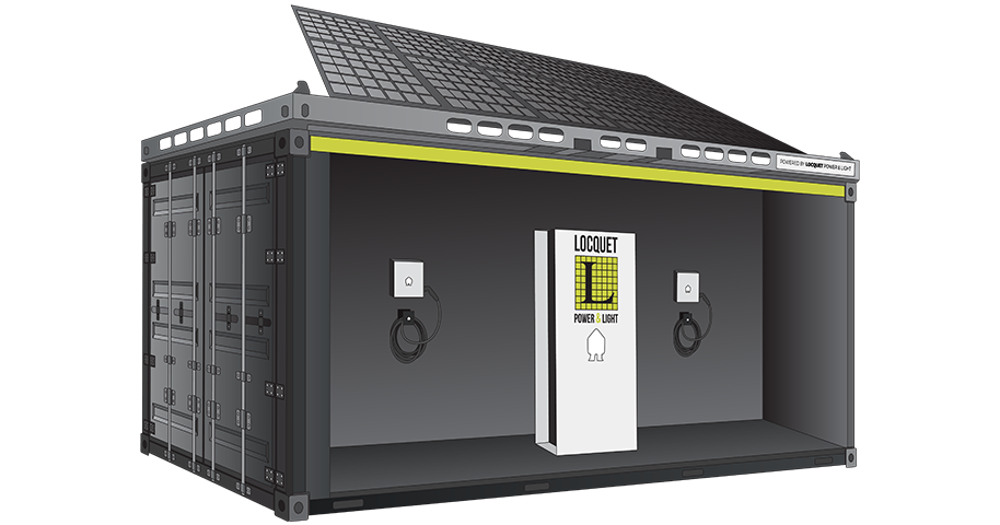 Green Power Box, een duurzame energieopslagoplossing voor groene stroom.