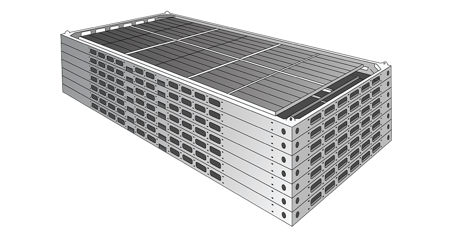 Solar Frame 6, een duurzame oplossing voor zonne-energie zonder batterijen.